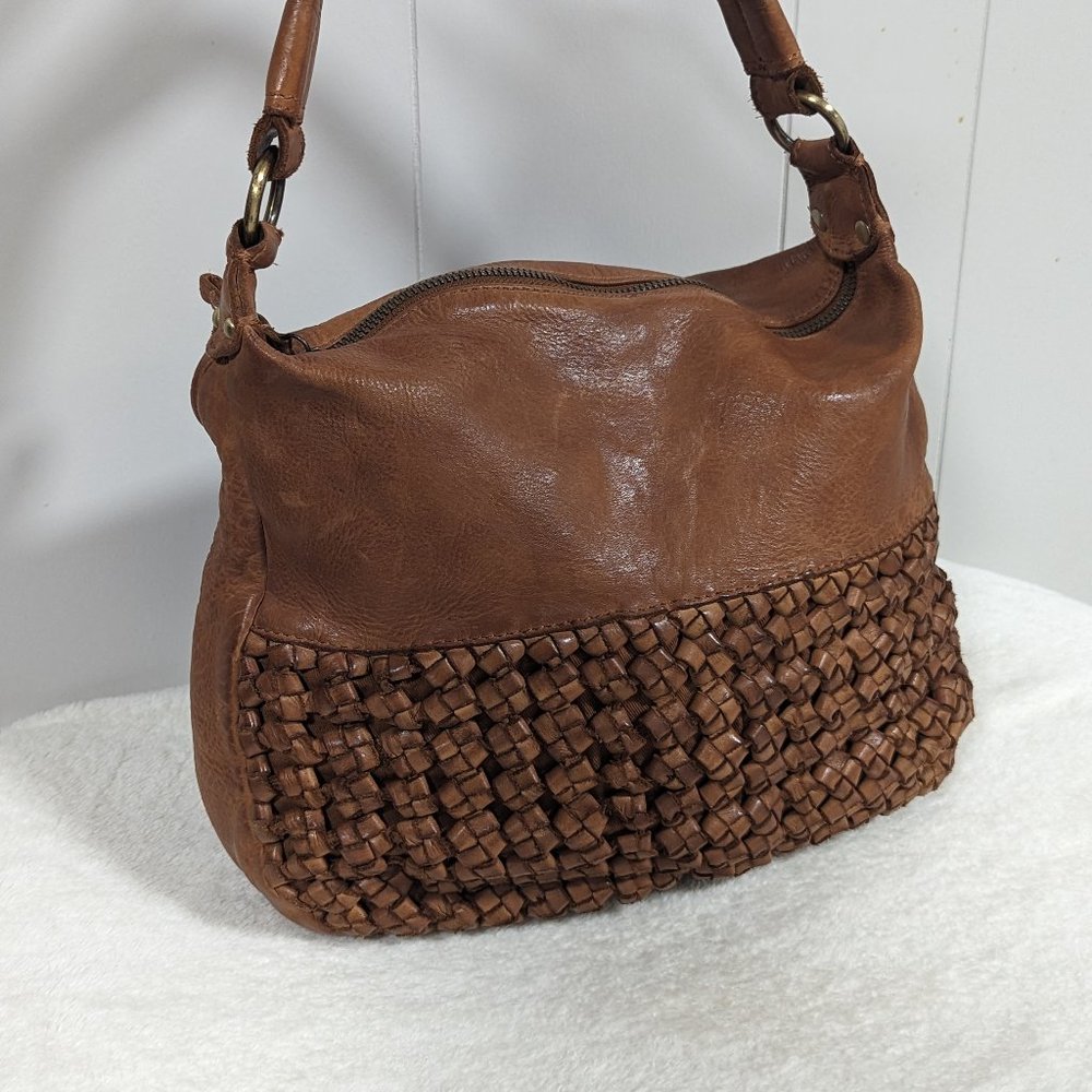 Vilenca Holland knotted leather handbag, Excellent condition